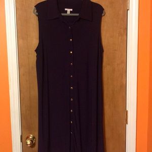 Purple Plus Size Dress